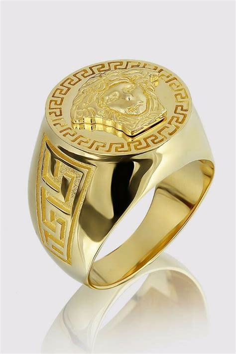 versace rings prices|men Versace rings 14k gold.